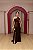 VESTIDO TOMARA QUE CAIA MARROM/ MOCHA MOUSSE EM CREPE COM DETALHE EM CETIM DE SEDA - Imagem 4