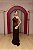 VESTIDO TOMARA QUE CAIA MARROM/ MOCHA MOUSSE EM CREPE COM DETALHE EM CETIM DE SEDA - Imagem 2
