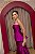 VESTIDO SEREIA TOMARA QUE CAIA FUCSIA PEPLUM EM ZIBELINE - Imagem 2