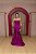 VESTIDO SEREIA TOMARA QUE CAIA FUCSIA PEPLUM EM ZIBELINE - Imagem 1