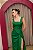 VESTIDO VERDE ESMERALDA CREPE PREMIUM COM FENDA E DETALHE BORDADO NAS COSTAS - Imagem 3