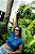 Blusa Cropped Crochê Azul Feminina - Imagem 1