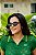 Blusa Cropped Crochê Verde Feminina - Imagem 5