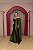 VESTIDO VERDE OLIVA ZIBELINE OMBRO A OMBRO CORSELET - Imagem 4