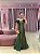 VESTIDO VERDE OLIVA ZIBELINE OMBRO A OMBRO CORSELET - Imagem 2