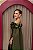 VESTIDO VERDE OLIVA ZIBELINE OMBRO A OMBRO CORSELET - Imagem 2