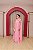 VESTIDO GOLA ALTA GLOR MUSSELINE ROSA CHICLETE FLUÍDO CAPA - Imagem 3