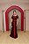 VESTIDO MARSALA OMBRO A OMBRO COM DETALHE BORDADO NA CINTURA - Imagem 1