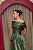 VESTIDO ZIBELINE VERDE OLIVA PEPLUM TOMARA QUE CAIA BORDADO COM PALA REMOVIVEL OMBRO A OMBRO - Imagem 4