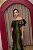 VESTIDO ZIBELINE VERDE MUSGO OLIVA DECOTE RETO LAÇOS NOS OMBROS - Imagem 2