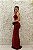 VESTIDO VERMELHO MARSALA PAETÊ LIA COM RECORTES NAS LATERAIS - Imagem 2