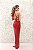 VESTIDO VERMELHO NY DECOTE OVAL TODO BORDADO - Imagem 5