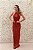 VESTIDO VERMELHO NY DECOTE OVAL TODO BORDADO - Imagem 2
