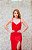 VESTIDO VERMELHO NY DE FRANJAS E FENDA MANDI - Imagem 3