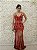 VESTIDO VERMELHO NY COM FENDA E DETALHE DE TIRAS NAS COSTAS - Imagem 1