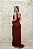 VESTIDO VERMELHO MARSALA NY REGATA FENDA - Imagem 2