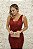 VESTIDO VERMELHO MARSALA NY REGATA FENDA - Imagem 3