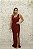 VESTIDO VERMELHO MARSALA NY REGATA FENDA - Imagem 1