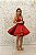 VESTIDO MARSALA CURTO RODADO EM CAMADAS - Imagem 3