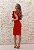 VESTIDO VERMELHO MIDI OMBRO ÚNICO - Imagem 4