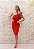 VESTIDO VERMELHO MIDI OMBRO ÚNICO - Imagem 1