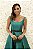 VESTIDO VERDE ESMERALDA MIDI MULLET COM CINTO BORDADO - Imagem 3
