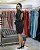 VESTIDO CURTO PRETO NY BORDADO TUBINHO E DECOTE NAS COSTAS - Imagem 7