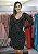 VESTIDO CURTO PRETO NY BORDADO TUBINHO E DECOTE NAS COSTAS - Imagem 8