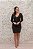 VESTIDO CURTO PRETO NY BORDADO TUBINHO E DECOTE NAS COSTAS - Imagem 1