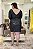 VESTIDO PS PRETO CURTO DE PAETÊ COM MANGAS - Imagem 2