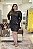 VESTIDO PS PRETO CURTO DE PAETÊ COM MANGAS - Imagem 3