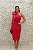 VESTIDO PINK MIDI OMBRO ÚNICO COM LAÇO - Imagem 1