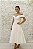 VESTIDO BRANCO OFF WHITE OMBRO A OMBRO MIDI ZIBELINE - Imagem 3