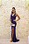 VESTIDO AZUL ROYAL NY COM FENDA E DECOTE NAS COSTAS - Imagem 1