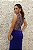 VESTIDO AZUL ROYAL SEREIA COM FENDA E PEDRARIA - Imagem 3