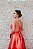 VESTIDO CORAL TOMARA QUE CAIA BUSTO DE RENDA E PREGAS ZIBELINE - Imagem 4