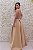 VESTIDO MARIE DOURADO COM BUSTO BORDADO E FENDA - Imagem 2