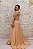 VESTIDO MD DOURADO OURO COM MANGA 3/4 BORDADO - Imagem 5