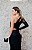 VESTIDO LIA PRETO DE PAETÊ OMBRO ÚNICO COM FENDA E RECORTES NAS LATERAIS - Imagem 4