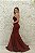 VESTIDO MARSALA SEREIA TOMARA QUE CAIA COM DETALHE NO BUSTO - Imagem 2