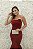 VESTIDO MARSALA SEREIA TOMARA QUE CAIA COM DETALHE NO BUSTO - Imagem 3
