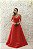VESTIDO JULIANA VERMELHO PRINCESA EM ZIBELINE - Imagem 1