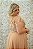 VESTIDO PS DOURADO COM BUSTO BORDADO MANGUINHA - Imagem 3