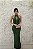 VESTIDO NY VERDE ESMERALDA BORDADO DECOTE OVAL - Imagem 1