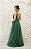 VESTIDO VERDE COM SAIA EM RENDA E TULE - Imagem 2