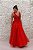 VESTIDO VERMELHO MARIE PRINCESA COM FENDA - Imagem 4