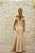 VESTIDO DOURADO NUDE OMBRO A OMBRO COM FENDA - Imagem 2