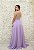 VESTIDO LAVANDA DE ALÇAS COM DECOTE  E PEDRARIA - Imagem 3