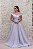 VESTIDO AZUL SERENITY PRINCESA OMBRO A OMBRO ZIBELINE - Imagem 4