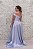 VESTIDO AZUL SERENITY PRINCESA OMBRO A OMBRO ZIBELINE - Imagem 2
